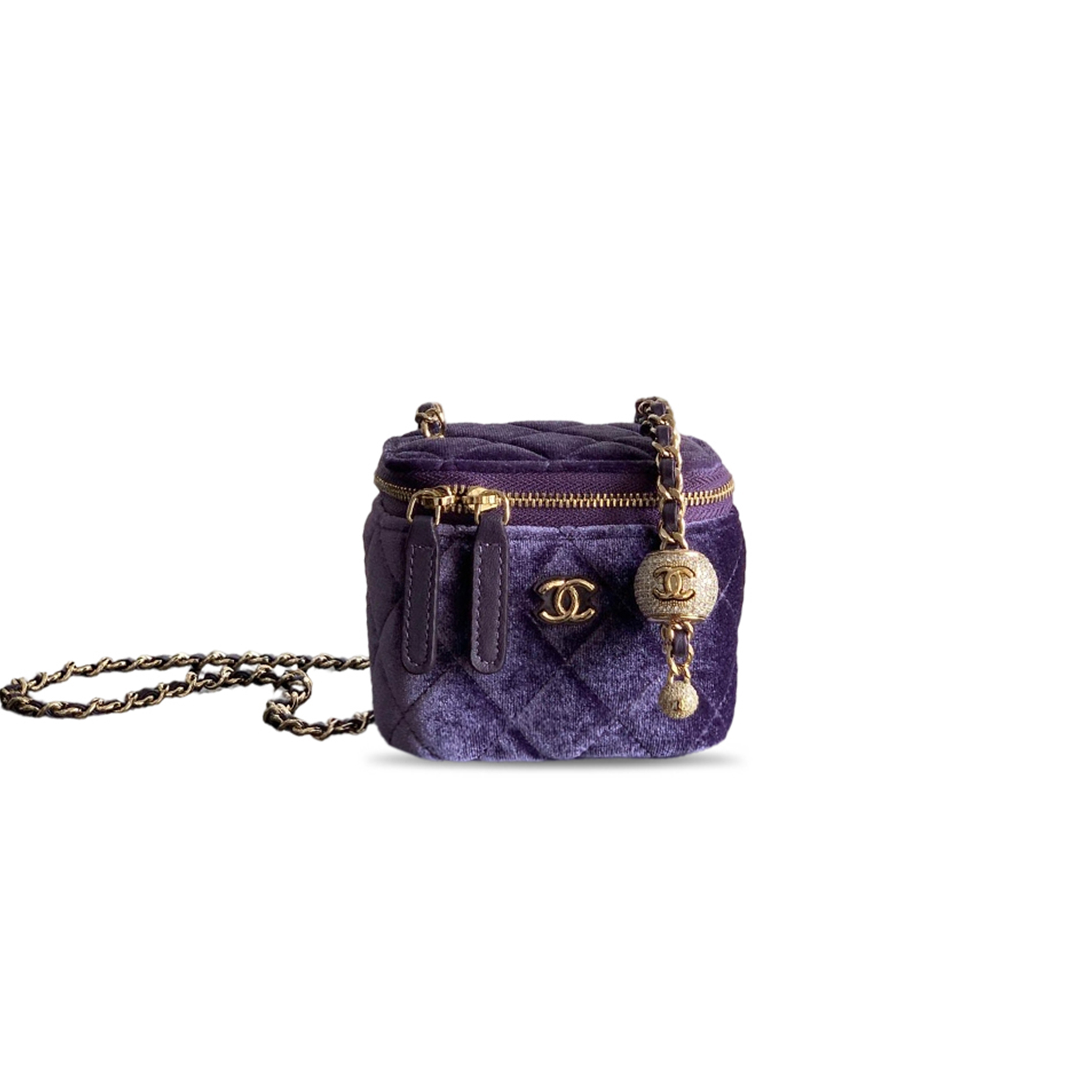 CHANEL SMALL VANITY WITH CHAIN AP1447 (11*8.5*7cm)